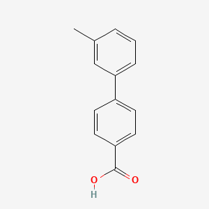 B1587343 4-(3-Methylphenyl)benzoic acid CAS No. 5728-33-6