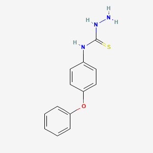 molecular formula C13H13N3OS B1587344 4-(4-苯氧基苯基)-3-硫代氨基脲 CAS No. 206761-85-5
