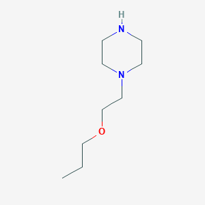 B1587345 1-(2-Propoxyethyl)piperazine CAS No. 741667-07-2