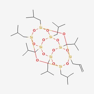 molecular formula C31H68O12Si8 B1587375 PSS-烯丙基-七异丁基取代 CAS No. 351003-00-4