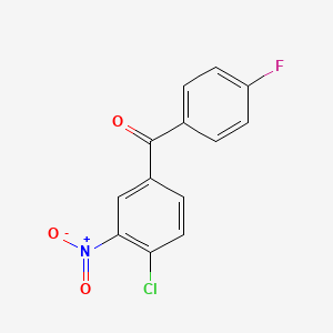 molecular formula C13H7ClFNO3 B1587389 4-氯-4'-氟-3-硝基苯甲酮 CAS No. 31431-16-0