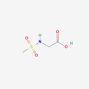 molecular formula C3H7NO4S B1587399 N-(甲磺酰基)甘氨酸 CAS No. 35688-18-7