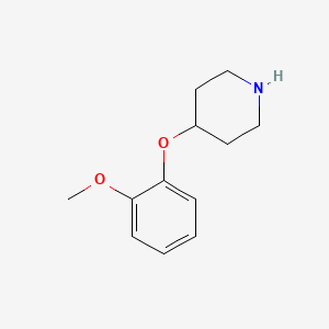 molecular formula C12H17NO2 B1587417 4-(2-Méthoxyphénoxy)pipéridine CAS No. 28033-32-1