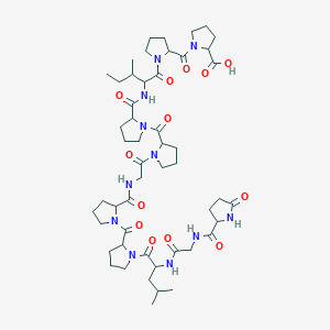 molecular formula C51H77N11O13 B1587432 Bradykinine potentiateur C CAS No. 30953-20-9