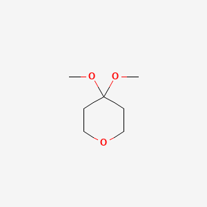 molecular formula C7H14O3 B1587438 4,4-二甲氧基-四氢-4H-吡喃 CAS No. 28218-71-5