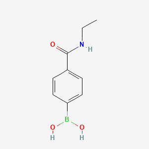 molecular formula C9H12BNO3 B1587441 4-(N-乙基氨基羰基)苯硼酸 CAS No. 850568-12-6