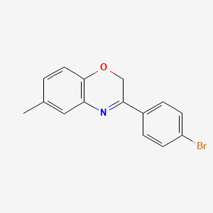 molecular formula C15H12BrNO B1587443 3-(4-Bromophenyl)-6-methyl-2H-1,4-benzoxazine CAS No. 351003-33-3