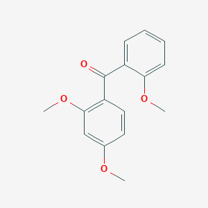 molecular formula C16H16O4 B1587445 2,2',4-三甲氧基苯甲酮 CAS No. 33077-87-1