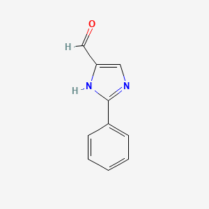 molecular formula C10H8N2O B1587446 2-苯基-1H-咪唑-4-甲醛 CAS No. 68282-47-3