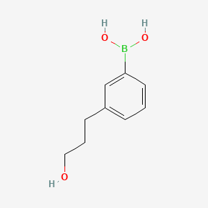 molecular formula C9H13BO3 B1587453 3-(3-Hydroxypropyl)phenylboronic acid CAS No. 736989-98-3