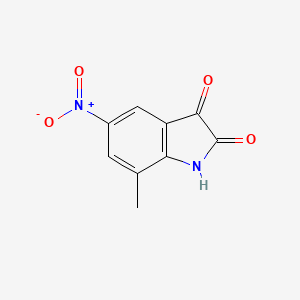 molecular formula C9H6N2O4 B1587464 7-Methyl-5-nitroisatin CAS No. 70343-13-4