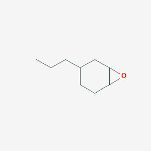 B158749 3-Propyl-7-oxabicyclo[4.1.0]heptane CAS No. 132031-97-1