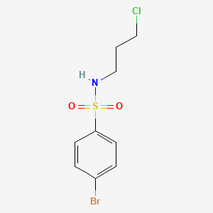 molecular formula C9H11BrClNO2S B1587492 4-溴-N-(3-氯丙基)苯磺酰胺 CAS No. 98768-71-9