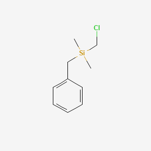 molecular formula C10H15ClSi B1587493 苄基(氯甲基)二甲基硅烷 CAS No. 5356-99-0