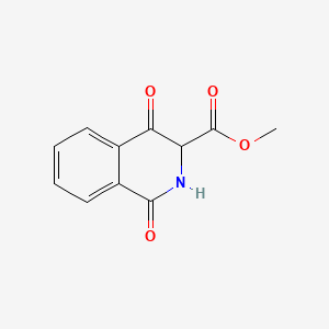 molecular formula C11H9NO4 B1587504 3-羧甲氧基-1,2,3,4-四氢异喹啉-1,4-二酮 CAS No. 91092-92-1