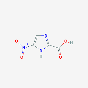 molecular formula C4H3N3O4 B1587510 5-硝基-1H-咪唑-2-羧酸 CAS No. 351990-51-7