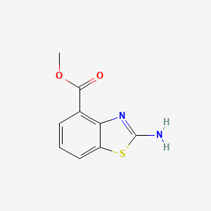 B1587512 Methyl 2-aminobenzo[d]thiazole-4-carboxylate CAS No. 1024054-68-9