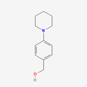 molecular formula C12H17NO B1587530 (4-(哌啶-1-基)苯基)甲醇 CAS No. 677764-87-3
