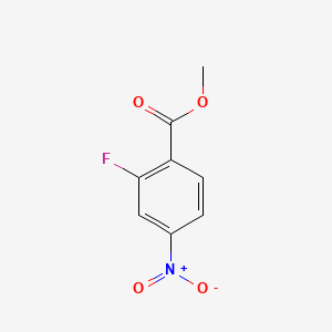 molecular formula C8H6FNO4 B1587532 2-氟-4-硝基苯甲酸甲酯 CAS No. 392-09-6