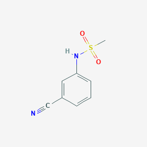 molecular formula C8H8N2O2S B1587557 N-(3-氰基苯基)甲磺酰胺 CAS No. 50790-30-2