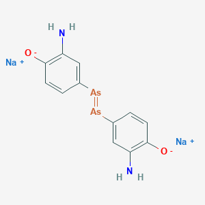 B158756 Sodium arsphenamine CAS No. 1936-28-3