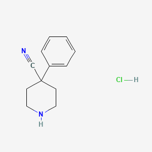molecular formula C12H15ClN2 B1587583 4-氰基-4-苯基哌啶盐酸盐 CAS No. 51304-58-6