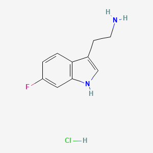 molecular formula C10H12ClFN2 B1587585 6-氟色胺盐酸盐 CAS No. 55206-24-1
