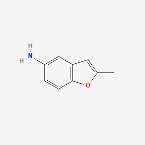 molecular formula C9H9NO B1587589 2-甲基-5-苯并呋喃胺 CAS No. 26210-75-3