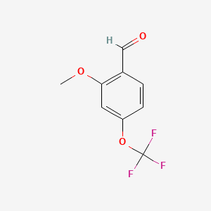 molecular formula C9H7F3O3 B1587613 2-甲氧基-4-(三氟甲氧基)苯甲醛 CAS No. 886500-13-6