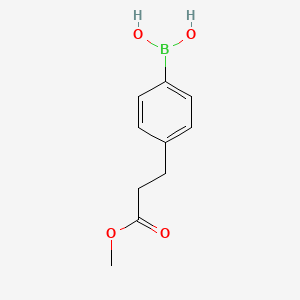B1587616 4-(2-Methoxycarbonylethyl)phenylboronic acid CAS No. 850568-44-4