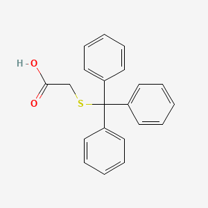 molecular formula C21H18O2S B1587632 2-(三苯甲硫基)乙酸 CAS No. 34914-36-8
