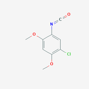 molecular formula C9H8ClNO3 B1587640 1-氯-5-异氰酸酯基-2,4-二甲氧基苯 CAS No. 55440-55-6