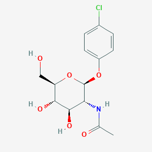 molecular formula C14H18ClNO6 B1587648 N-[(2S,3R,4R,5S,6R)-2-(4-氯苯氧基)-4,5-二羟基-6-(羟甲基)氧杂环-3-基]乙酰胺 CAS No. 50730-05-7