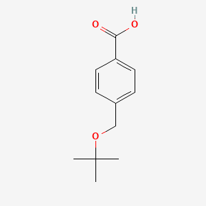 molecular formula C12H16O3 B1587651 4-(tert-Butoxymethyl)benzoesäure CAS No. 34224-31-2