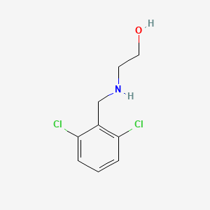 molecular formula C9H11Cl2NO B1587652 2-((2,6-Dichlorobenzyl)amino)ethanol CAS No. 40172-05-2