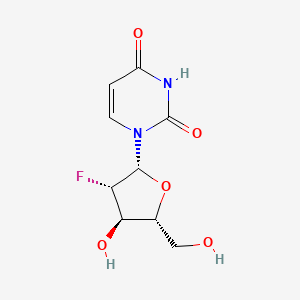 molecular formula C9H11FN2O5 B1587660 1-(2-脱氧-2-氟-β-D-阿拉伯呋喃糖基)尿嘧啶 CAS No. 69123-94-0
