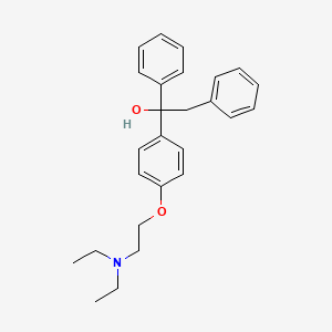 molecular formula C26H31NO2 B1587670 1-(4-(2-(二乙氨基)乙氧基)苯基)-1,2-二苯基乙醇 CAS No. 73404-00-9