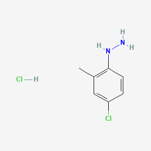 molecular formula C7H10Cl2N2 B1587682 盐酸（4-氯-2-甲基苯基）肼 CAS No. 19690-59-6