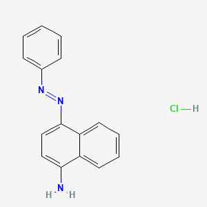 molecular formula C16H14ClN3 B1587687 4-(Phenylazo)naphthalen-1-amine monohydrochloride CAS No. 83833-14-1