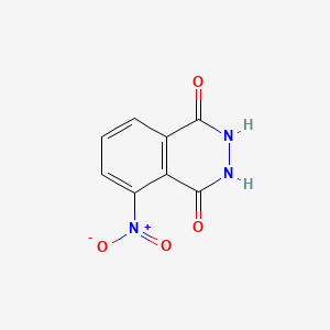 molecular formula C8H5N3O4 B1587705 5-硝基-2,3-二氢酞嗪-1,4-二酮 CAS No. 3682-15-3