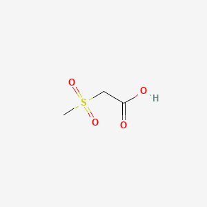 molecular formula C3H6O4S B1587717 2-(甲磺酰基)乙酸 CAS No. 2516-97-4