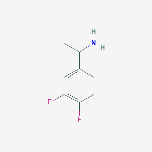 molecular formula C8H9F2N B1587723 1-(3,4-Difluorophenyl)ethanamine CAS No. 276875-21-9