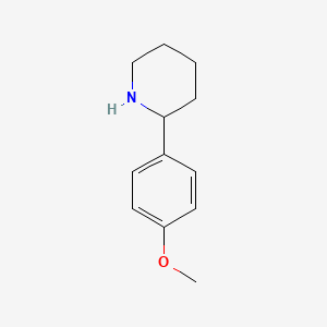 molecular formula C12H17NO B1587726 2-(4-甲氧基苯基)哌啶 CAS No. 63359-20-6