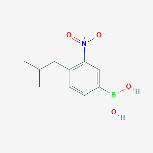 molecular formula C10H14BNO4 B1587729 (3-硝基-4-异丁基苯基)硼酸 CAS No. 850568-57-9