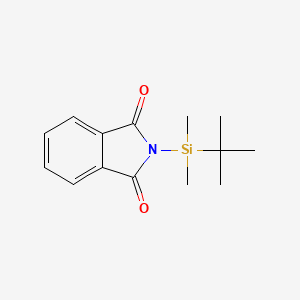 molecular formula C14H19NO2Si B1587747 N-(叔丁基二甲基甲硅烷基)苯并二甲酰亚胺 CAS No. 79293-84-8