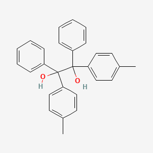 molecular formula C28H26O2 B1587751 1,2-Bis(4-methylphenyl)-1,2-diphenyl-1,2-ethanediol CAS No. 808-12-8
