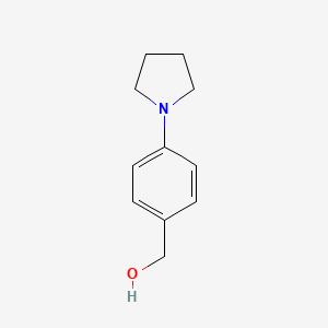 molecular formula C11H15NO B1587759 (4-Pyrrolidin-1-ylphenyl)methanol CAS No. 676245-12-8