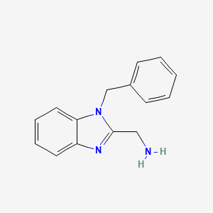 molecular formula C15H15N3 B1587760 (1-Benzyl-1H-benzo[d]imidazol-2-yl)methanamine CAS No. 20028-36-8