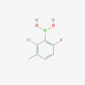 molecular formula C7H7BClFO2 B1587761 2-氯-6-氟-3-甲基苯硼酸 CAS No. 352535-85-4