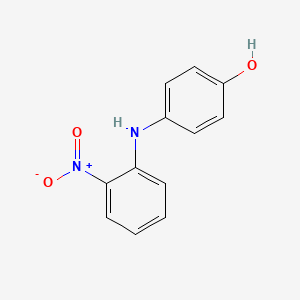 molecular formula C12H10N2O3 B1587806 4-((2-Nitrophenyl)amino)phenol CAS No. 54381-08-7